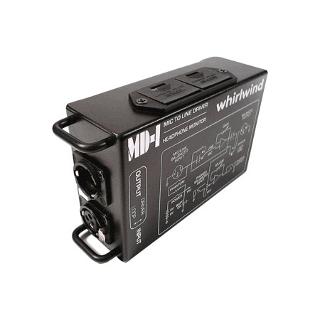 WH-MD1 Portable Mic to Line Driver with Phantom Power Headphone Amplifier