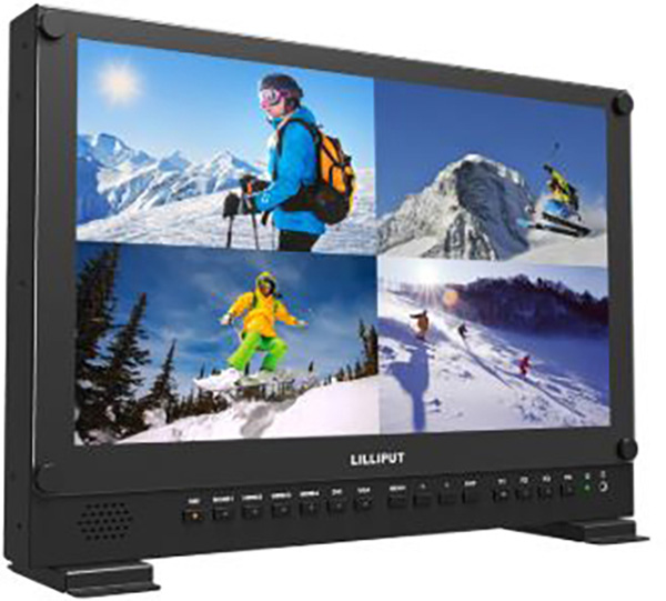 Picture of Lilliput Electronics LIL-BM1504KSABBP 15.6 in. 4K HDMI Carry-On Broadcast Monitor with SDI HDR & 3D LUTS Anton Bauer Mount