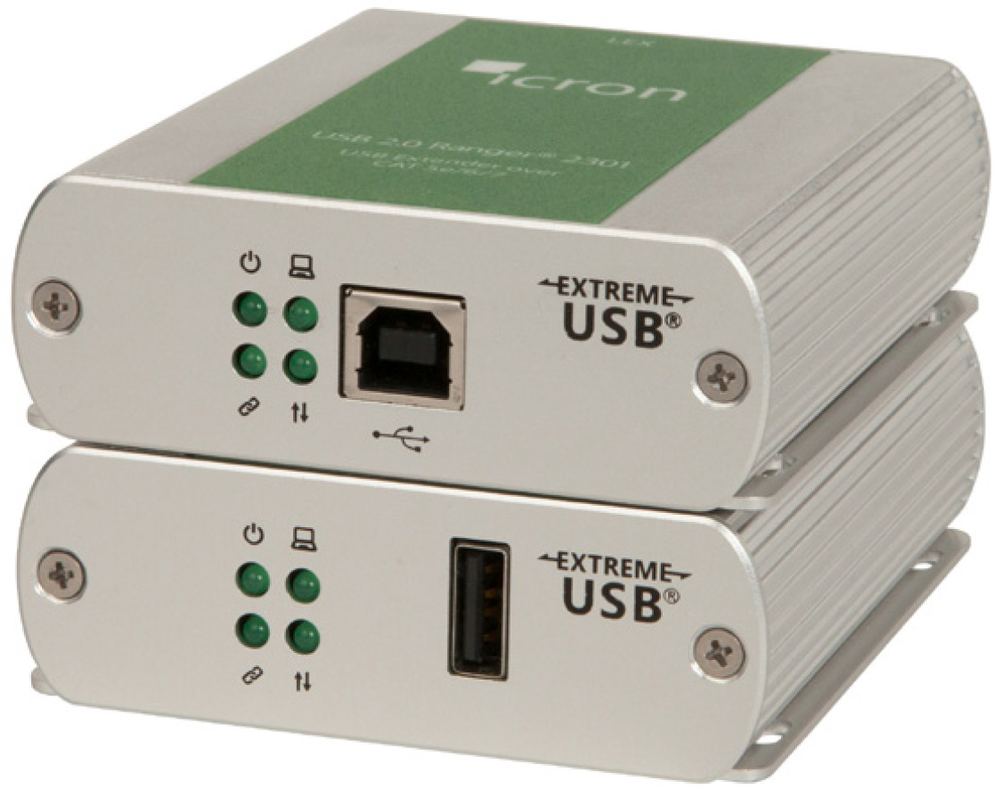 Picture of Icron ICR-2301 USB 2.0 Ranger 2301 Single Port CAT 5e-6-7 100 m Extender