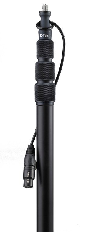 KTEK-KE110CCR Avalon Aluminum Boom Pole-CCR Base with Right Angle XLR Male
