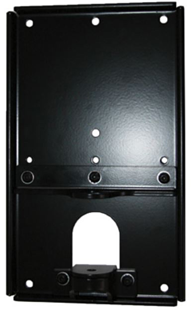 Small Flat Panel Metal Stud Accessory, Black