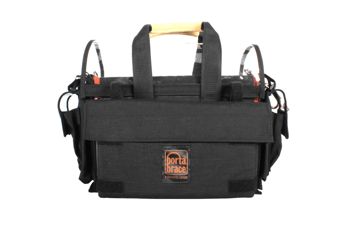 Portabrace PBR-AO-4WT-664H Audio Organizer Includes AH-2H Harness No Strap Sound Devices 664 - Black