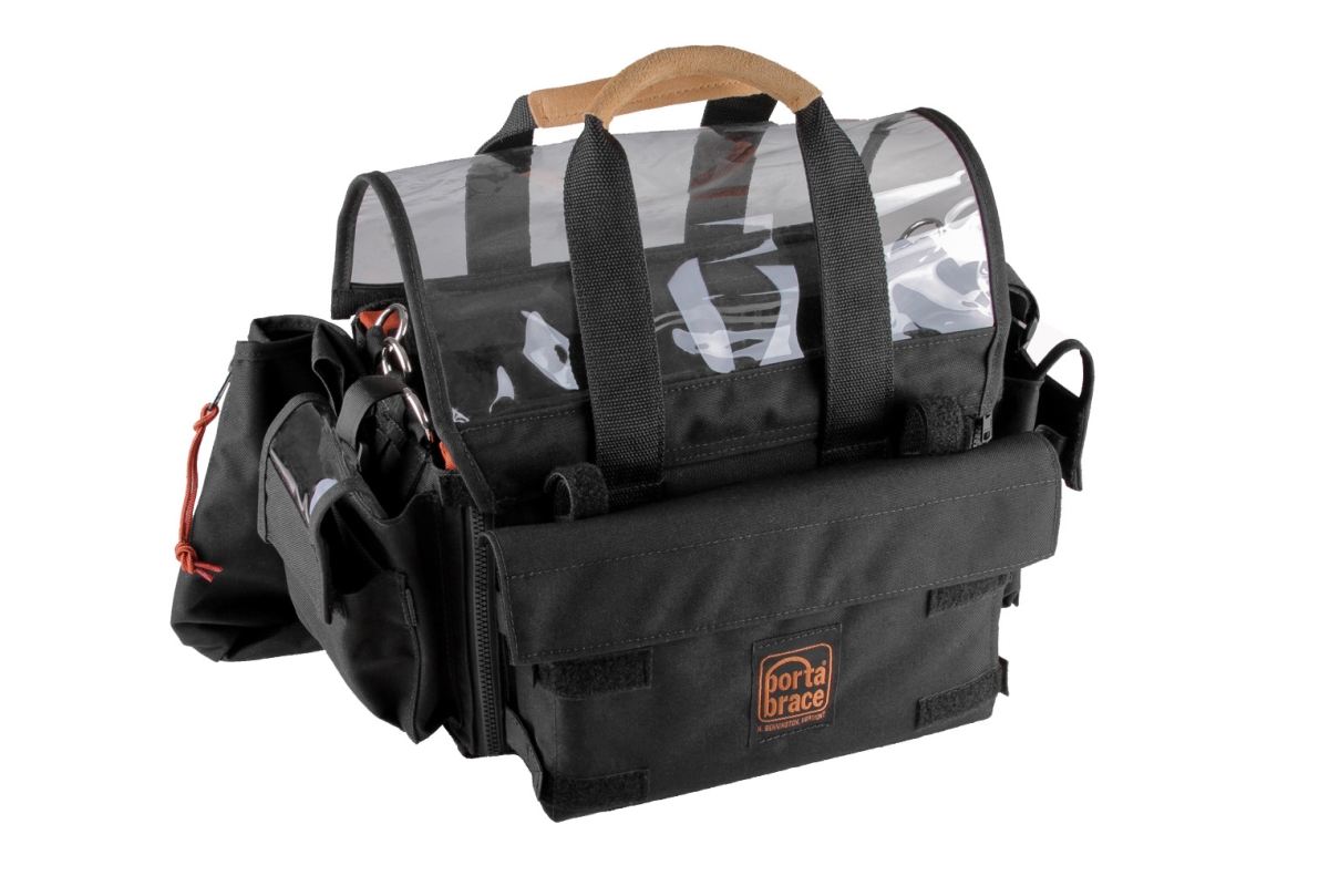 Portabrace PBR-AO-633H Audio Organizer Includes AH-2H Harness No Strap Sound Devices 633 - Black