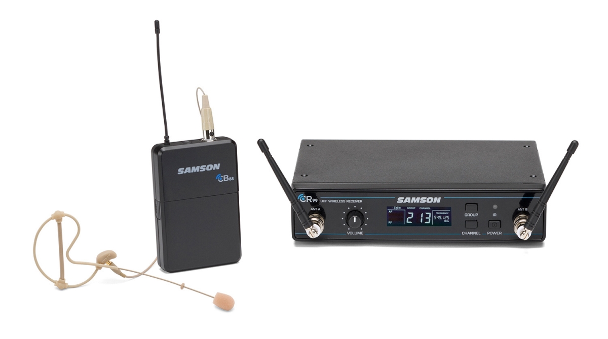SAM-SWC99BSE10D Concert 99 Wireless Headworn Microphone System with SE10 Earset Mic-D Band- 542-566 MHz