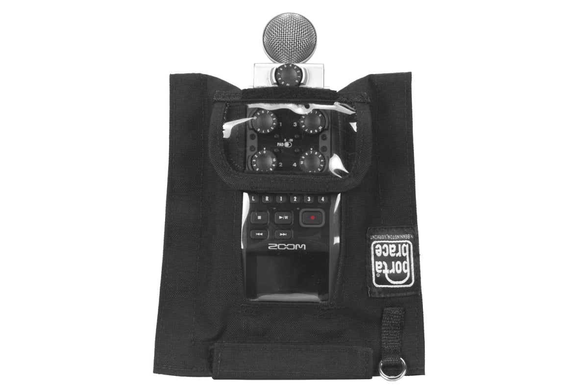 Portabrace PBR-AR-ZH6 Audio Recorder Case Zoom H6N, Black