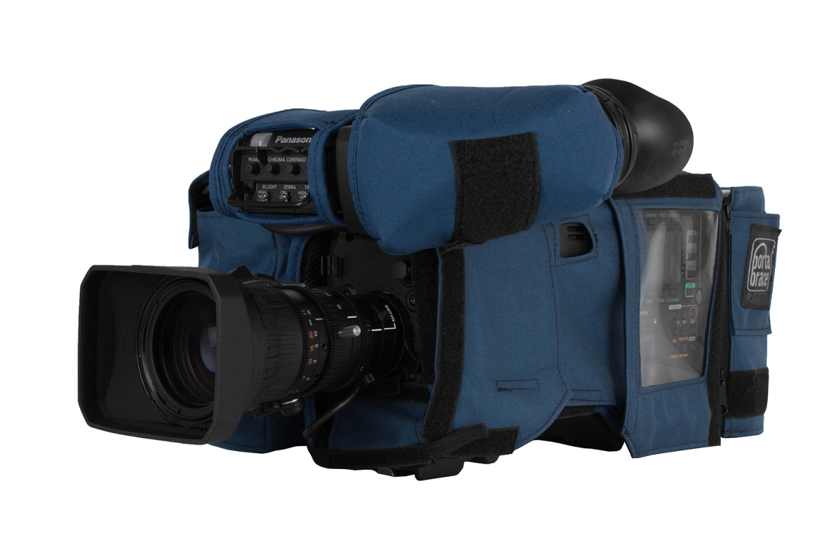 Portabrace PBR-SC-HPX380 Shoulder Case for Panasonic AG-HPX380, Blue