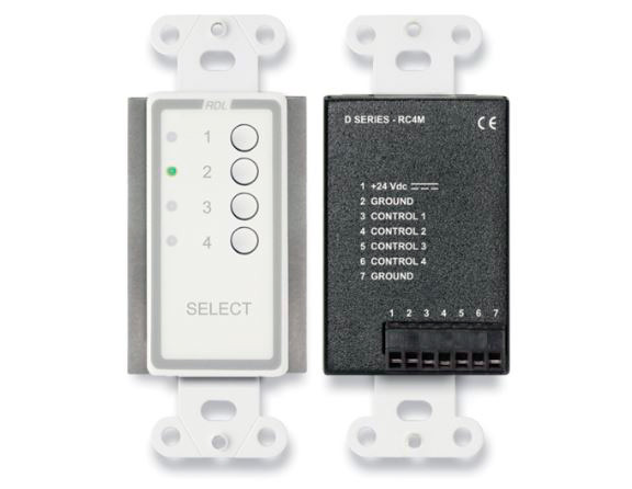 Picture of Radio Design Labs RDL-D-RC4M 4 Channel Remote Control for RU-ASX4D & RU-ASX4DR