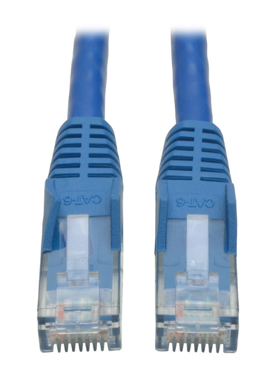 Tripp Lite TRL-N201002BE50B Cat6 Gigabit Snagless Molded Patch Cable RJ45 M-M- Blue 2 ft. Bulk Pack - 50 Piece