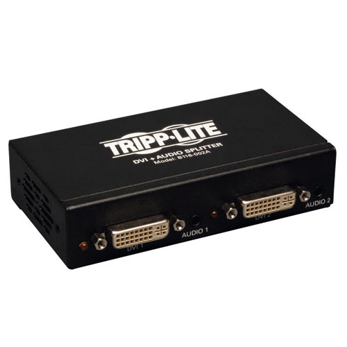 Tripp Lite TRL-B116-002A 2-Port DVI & Audio Splitter