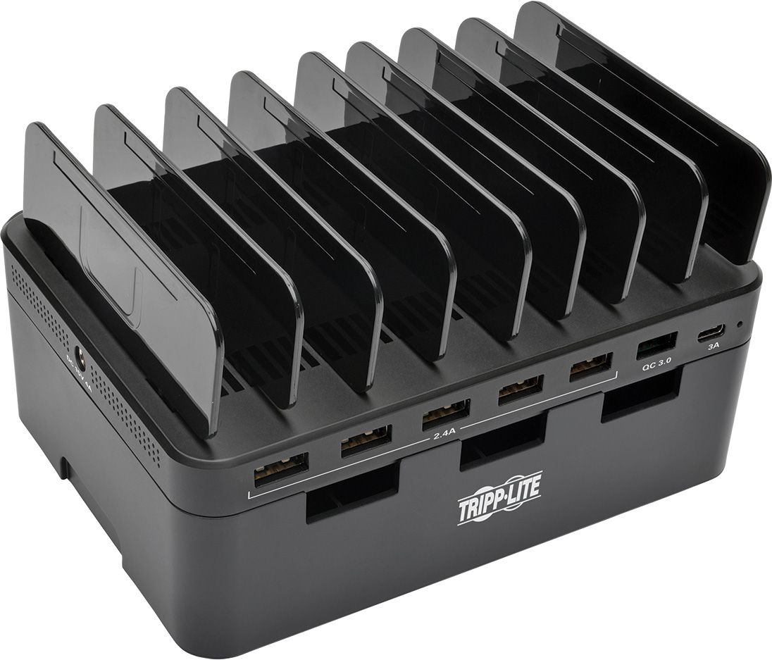 Tripp Lite TRL-U280007CQCST 7-Port USB Charging Station with Quick Charge 3.0 USB & USB Type-C