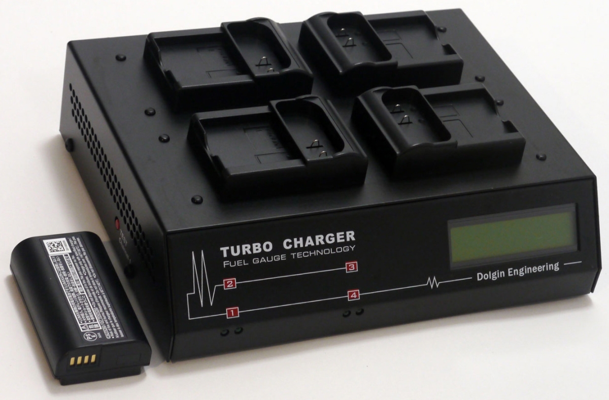 DOLG-TC400PANBL3 4 Position Simul Batt Charger-Diagnostics Display DMW-BLJ31-Panasonic Lumix DC-S1-DC-S1R & DC-S1H