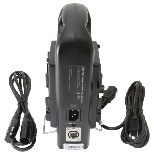 INDI-PD2BCH V-Mount Dual Battery Charger with XLR Output