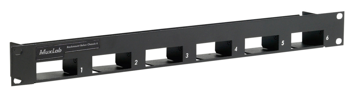Picture of MuxLab MUX-500902 Rackmount Balun Chassis 6