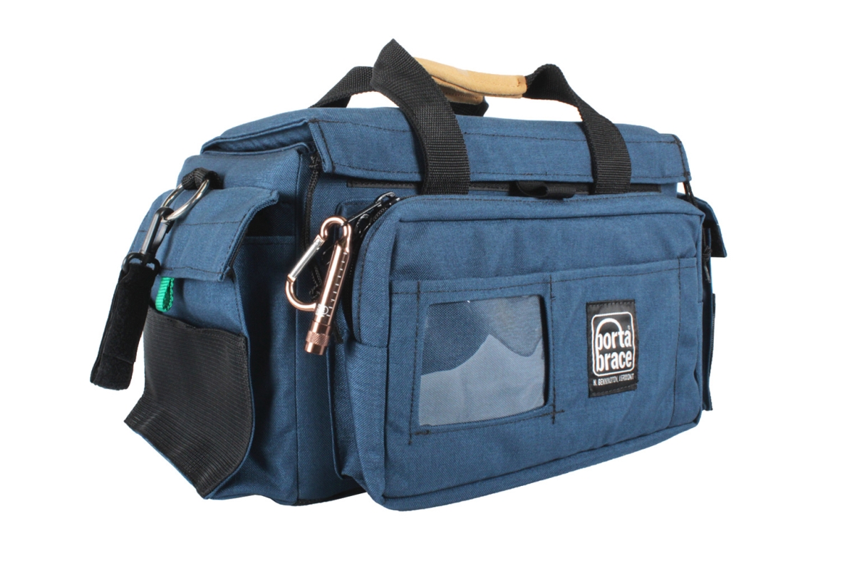 Portabrace PBR-SLR-1 Mid-Sized Rigid-Frame Carrying Case for Camera & Lenses, Blue