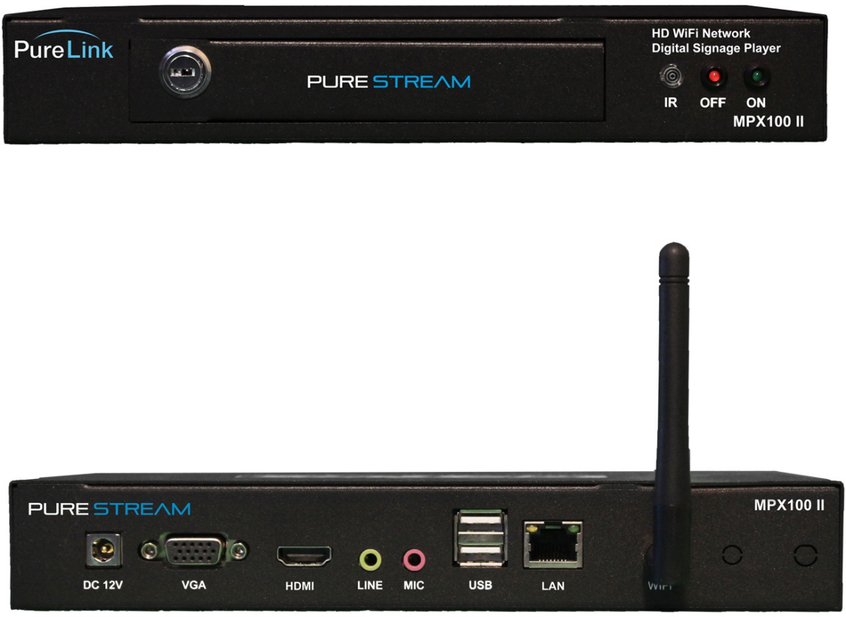 Picture of PureLink PLK-MPX-100-II HD WiFi Network Digital Signage Player