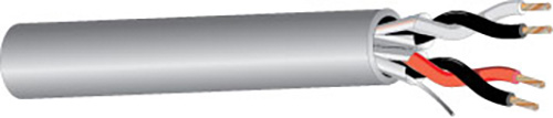 2-Pair Communication & Control Cable - Grey - 500 ft. - Tinned Copper Conductors