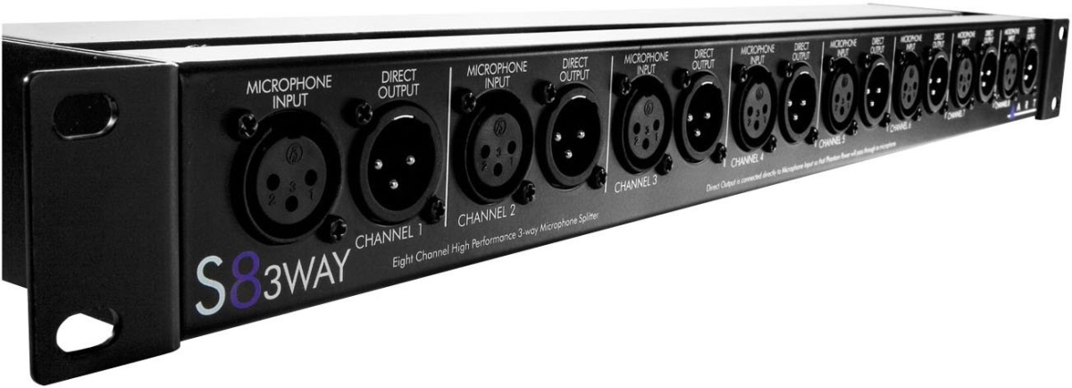 Picture of Applied Research & Technology ART-S8-3WAY Eight Channel Three-Way Mic Splitter