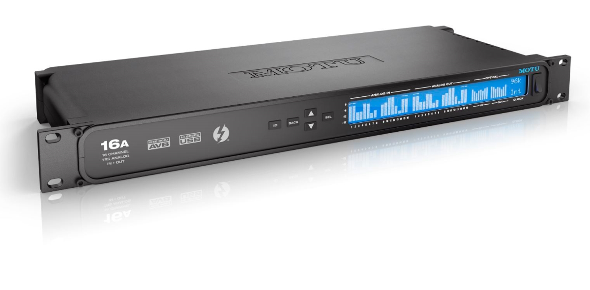Picture of Motu MOTU-16A Thunderbolt & AVB Ethernet & USB Audio Interface with 16 Channel Analog & DSP