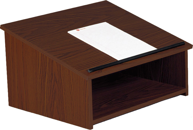 Picture of Oklahoma Sound OK-22MY Table Top Lectern&#44; Mahogany