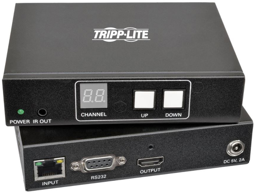 Picture of Tripp Lite TRL-B160-101HDSI HDMI-DVI Over IP Gigabit LAN Ethernet Extender Kit- RS-232 Serial & IR Control- 328 ft. TAA