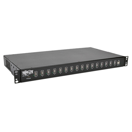 Tripp Lite TRL-U280-016-RM 16-Port USB Charging Station with Syncing Function - 5V 40A & 200W USB Charger Output