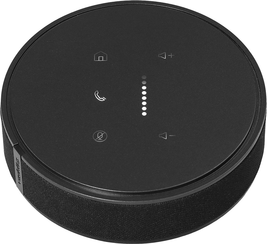 VAD-999-85000000 TableMIC Microphone with Capacitive Touch Control & Acoustical Fabric Wrap, Black