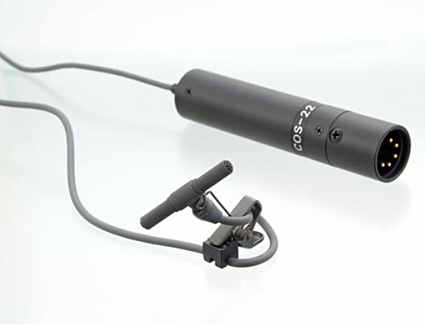 COS-22 2-Channel Omni-Directional Miniature Double Capsule Lavalier Mic