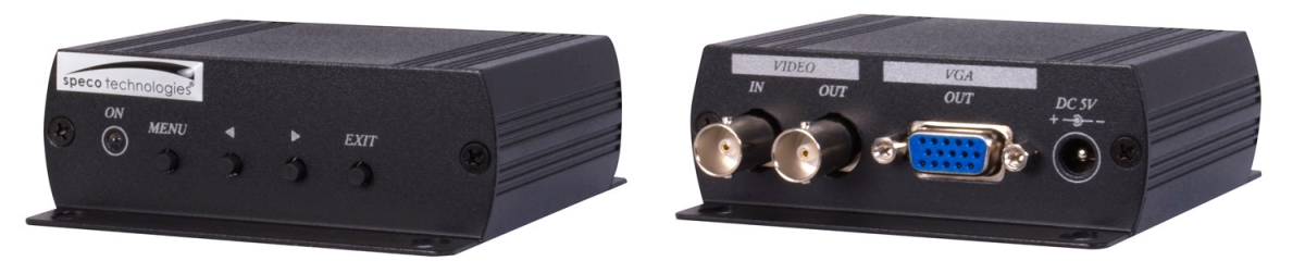 High Resolution Composite to VGA Monitoring Adapter