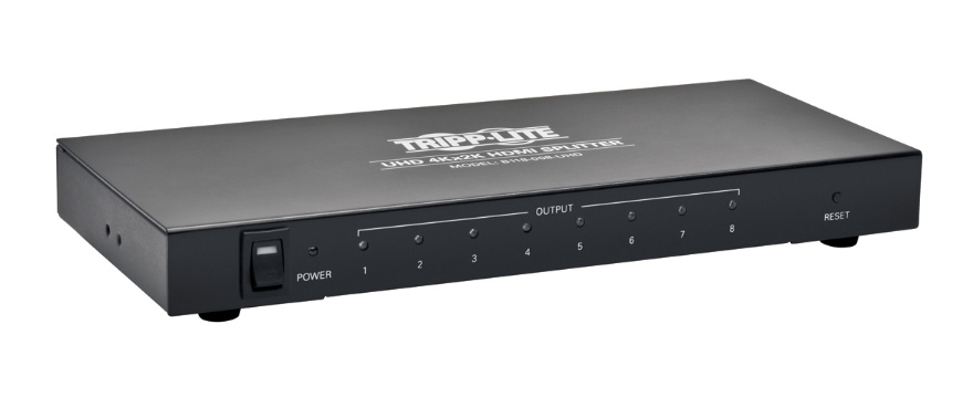 Picture of Tripp Lite TRL-B118-008-UHD 8-Port 4K HDMI Splitter for Ultra-HD 4Kx2K Video & Audio - 3840x2160