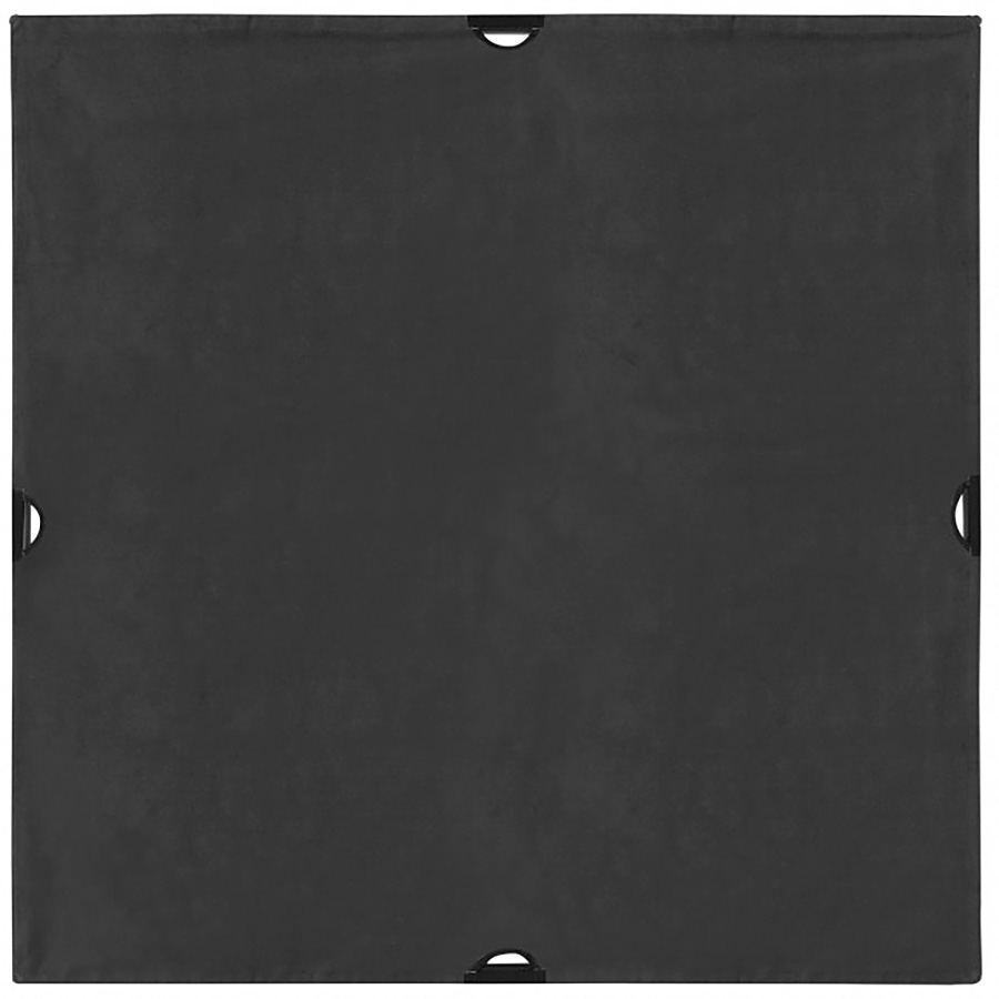 Scrim Jim Cine 4 x 4 ft. Solid Black Block Fabric