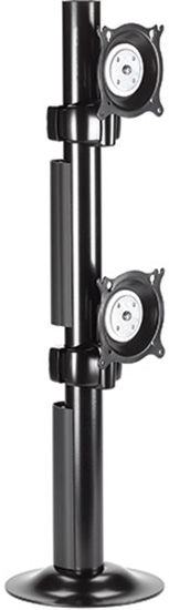 CHF-KTG230B Dual Monitor Vertical Grommet Mount, Black