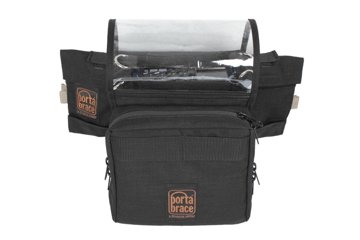 Portabrace PBR-AR-Z8XC Audio Recorder Case Zoom 8 Extra Holders, Black
