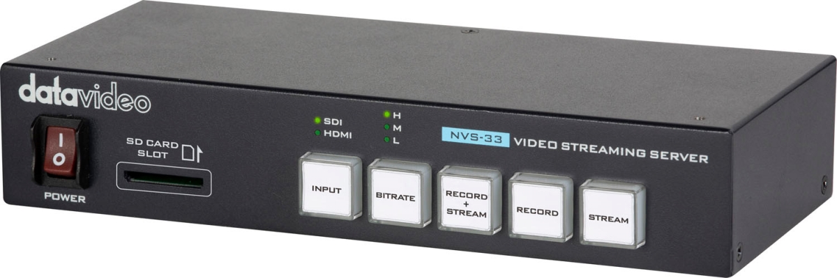 Picture of Datavideo DV-NVS-33 H.264 Video Streaming Encoder & Recorder with HD-SDI & HDMI Inputs