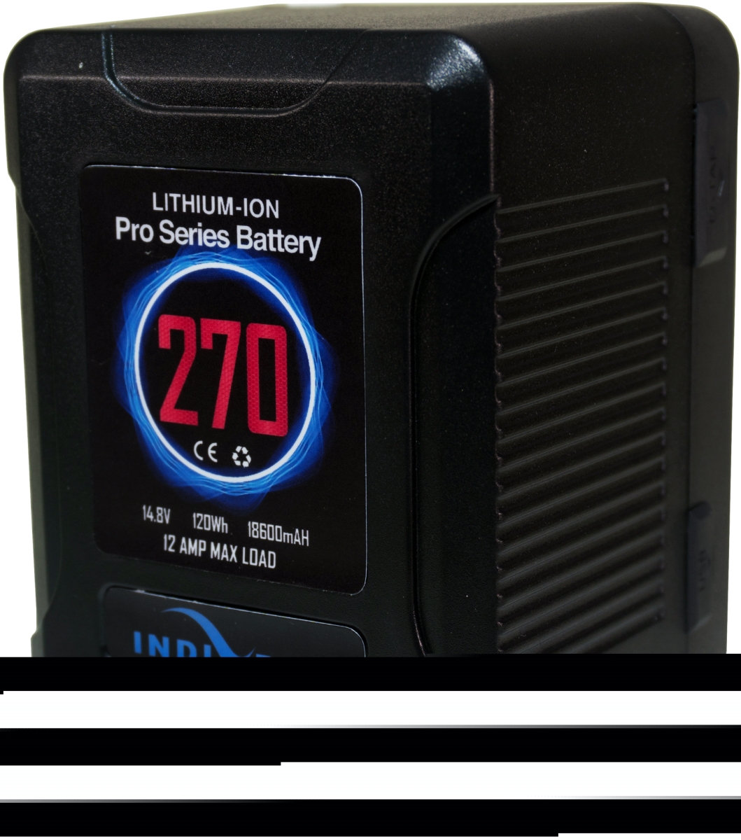 INDI-VMP270S Micro-Series 270Wh V-Mount Li-Ion Battery