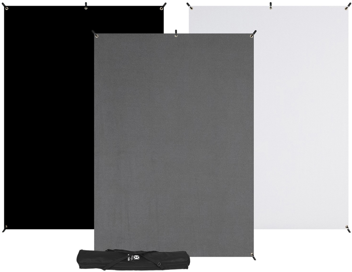 5 x 7 ft. X-Drop Backdrop Kit - Pack of 3