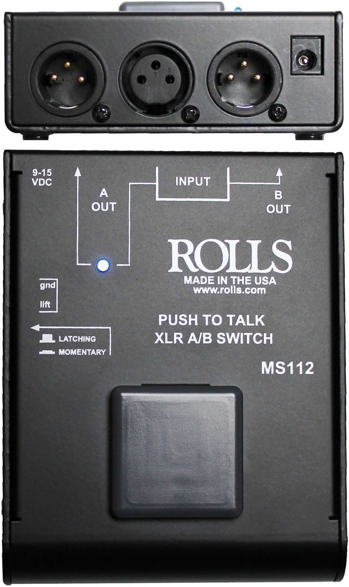 RLS-MS112 Push to Talk XLR A-B Switch