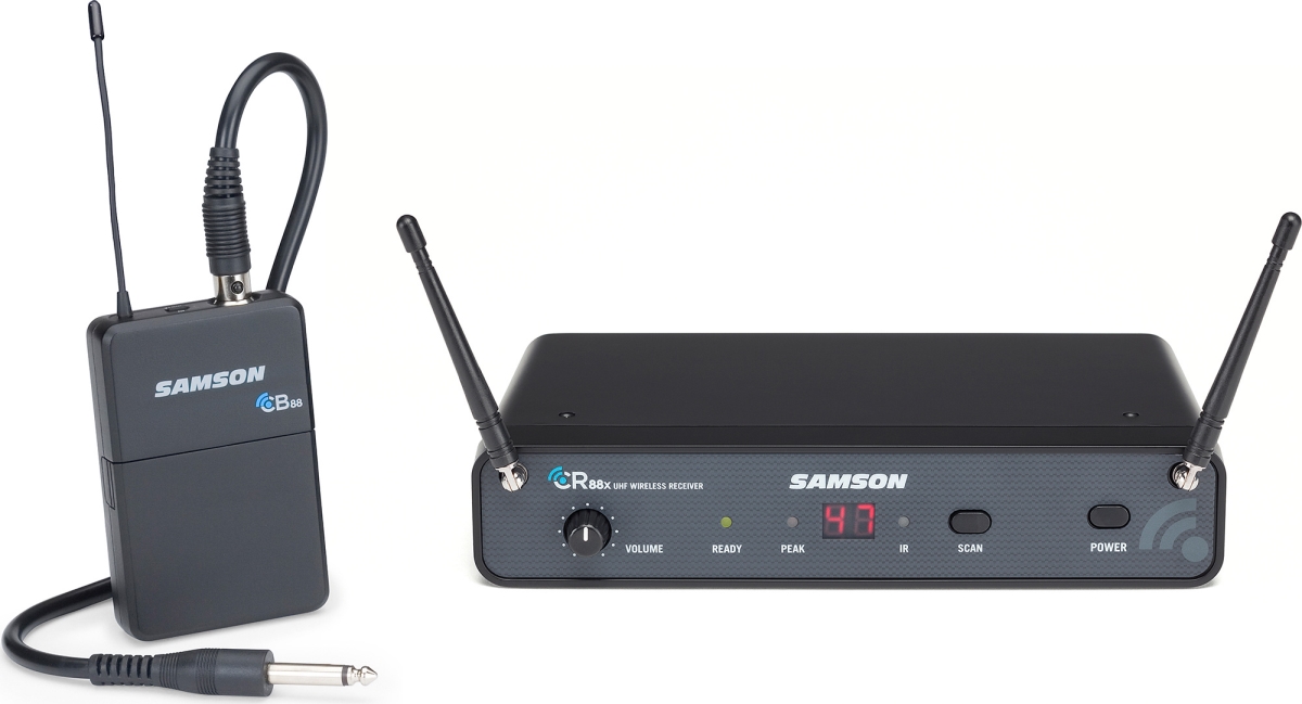 SAM-SWC88XBGT-K Concert 88X Wireless Guitar System with Gc32 Instrument Cable CB88-CR88X - K Band