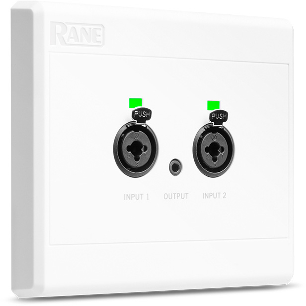 Picture of Rane RNE-RAD22 Universal Wall Rad - 2 Mic 2 Line Inputs Via XLR-TRS Combo Jacks & 0.125 in. Stereo Line Output
