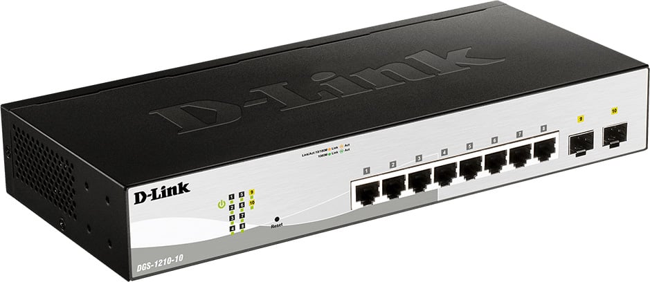 Systems DLNK-DGS-1210-10 Port Gigabit Smart Managed Switch -  D-Link