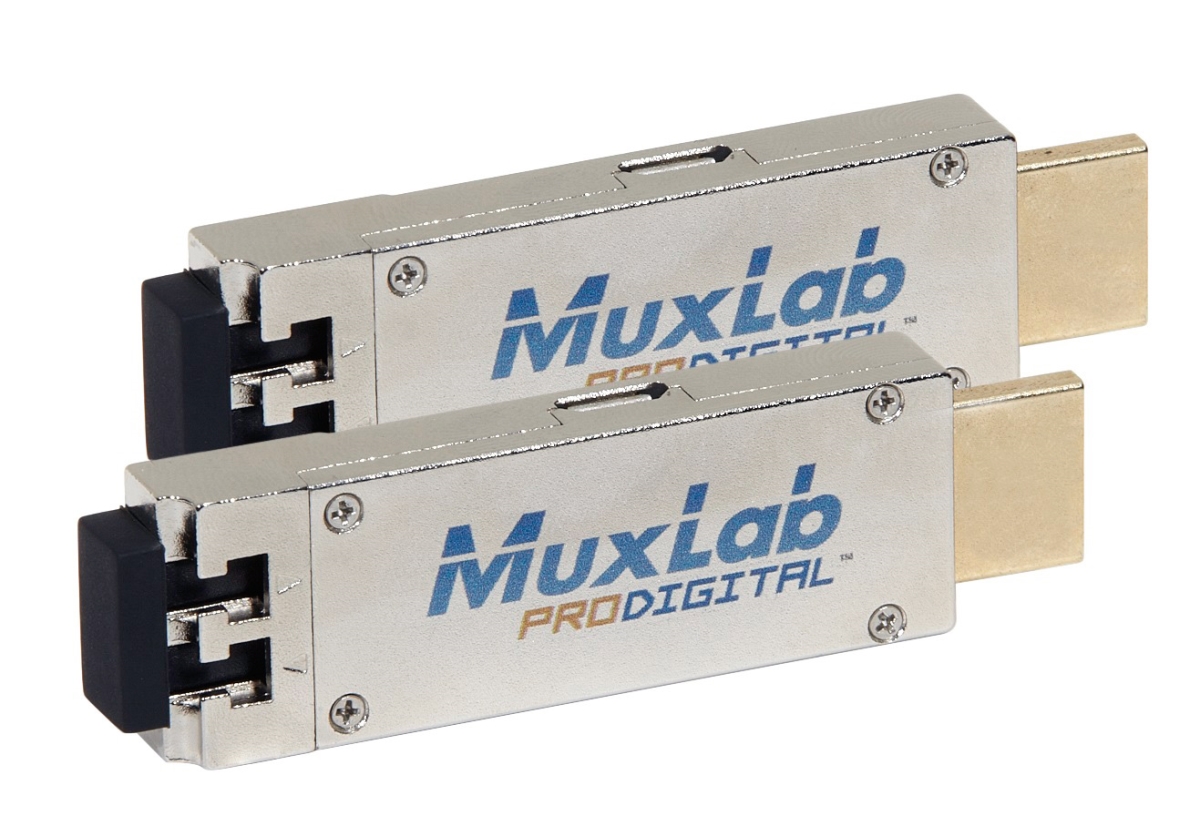Picture of MuxLab MUX-500461 Mini HDMI Fiber 4K Extender Kit