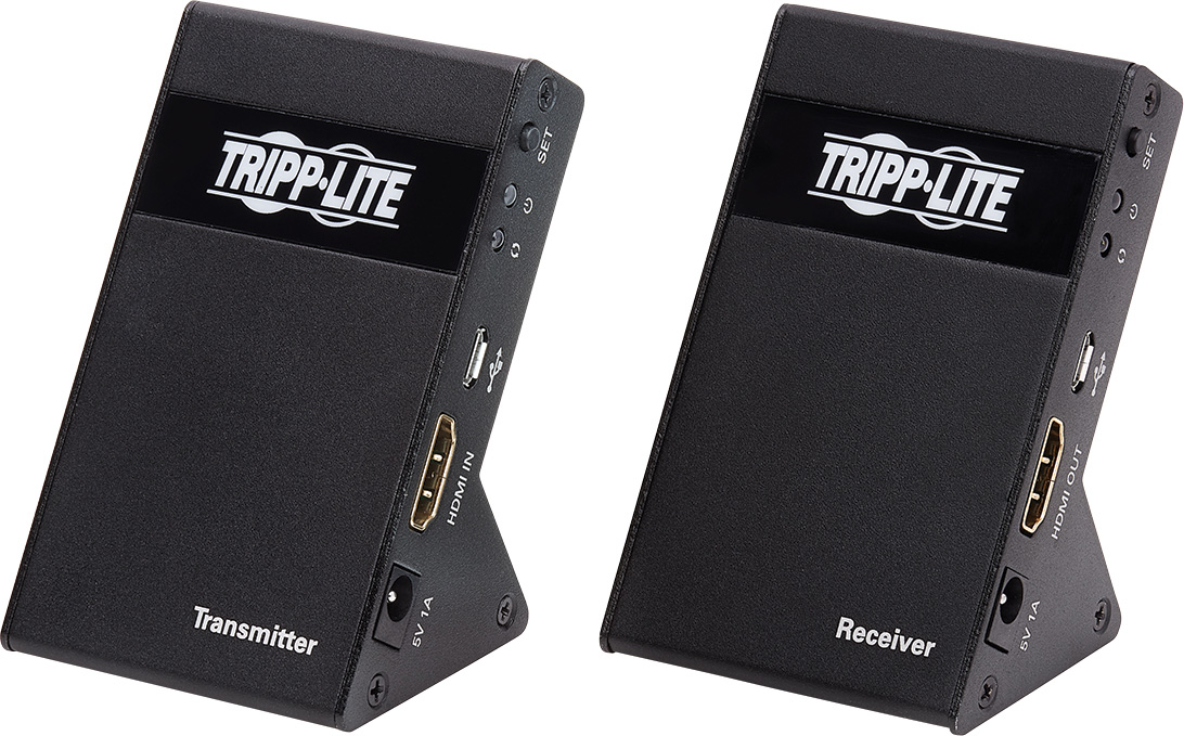 Tripp Lite TRL-B127-1A1WHD1 4K at 30Hz Wireless HDMI Extender with Zero Latency, 7.1 Audio & HDCP 2.2 - 98 ft.