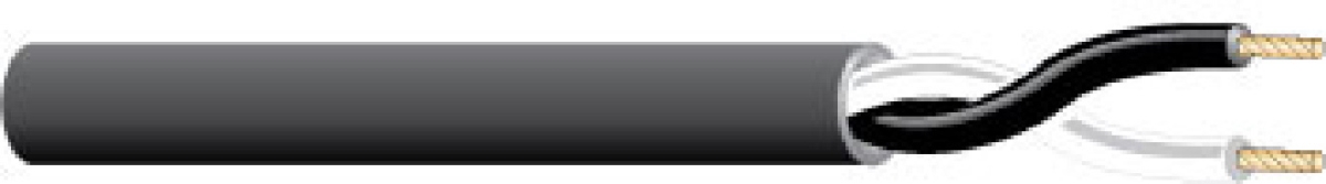 WP-25227BWH1000 1P 12AWG Unshielded CL3P Rated Cable, White - 1000 ft.