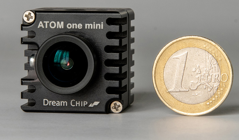 Picture of Dream Chip DC-001-00018 Atom One Mini Full HD Rolling Shutter Camera with S-Mount Lens & RS485 - 3.4 mm