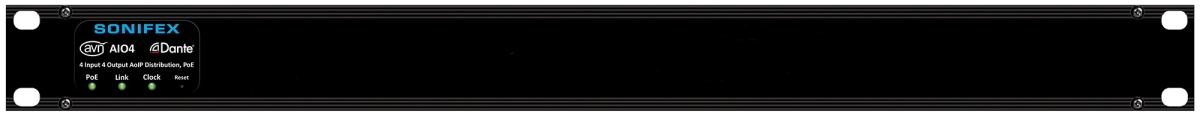 SON-AVNAIO4DANTE Dante to 4 Mono Channel Analog Input & Output Interface