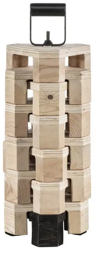 MSE-259568 4 in. Elephant Block Set with Holder - 10 Piece