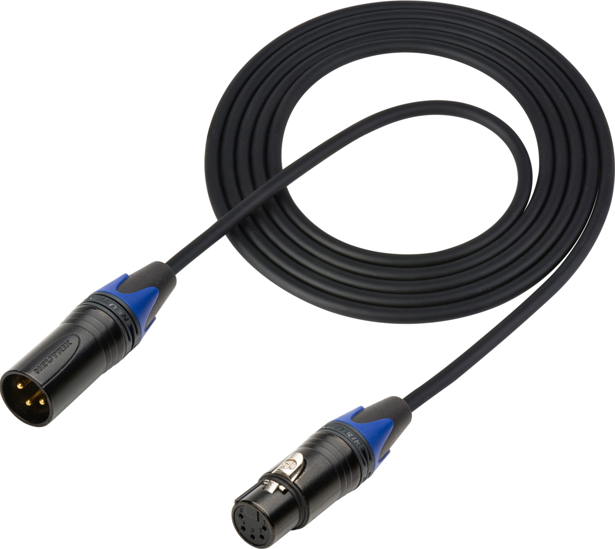 P-DMX-5F3M-100 DMX Lighting Control Cable for Plenum 3-Pin XLR Male to 5-Pin XLR Female - 100 ft -  Sescom, P/DMX-5F3M-100