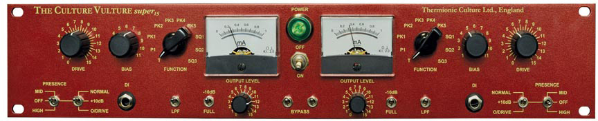 CULTUREVLTRES15B Stereo Super 15 Valve Enhancer with Balanced Outputs