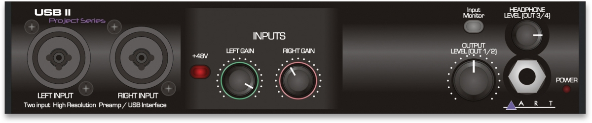 ART-USBII 2 & 4 Out High Quality 192kHz Capable Digital Interface