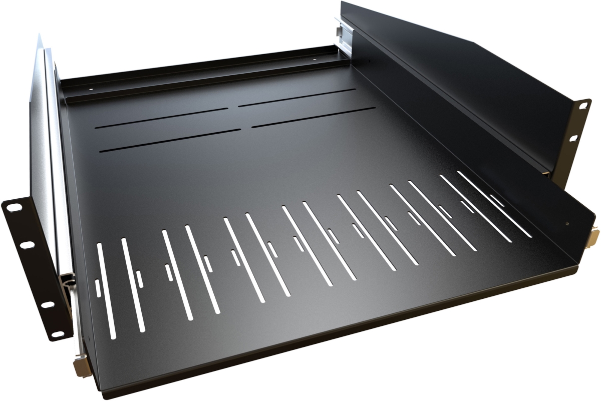 3RU Two Post Sliding Rack Shelf - 20 in.
