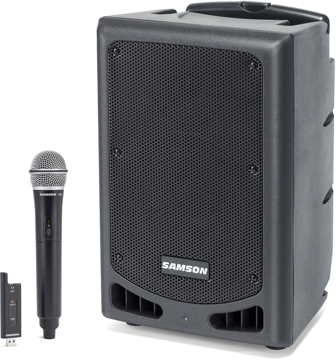 SAM-SAXP208W 200W Expedition XP208W Rechargeable Portable PA with Handheld Wireless System & Bluetooth - 8 in -  Samson Technologies